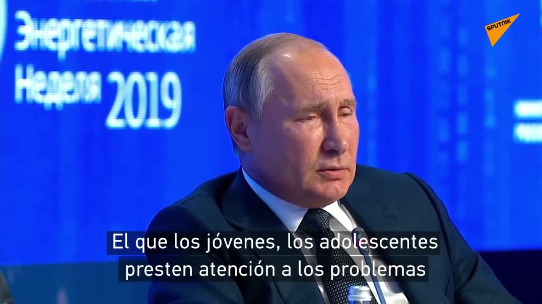 Putin sobre el clima y Greta
