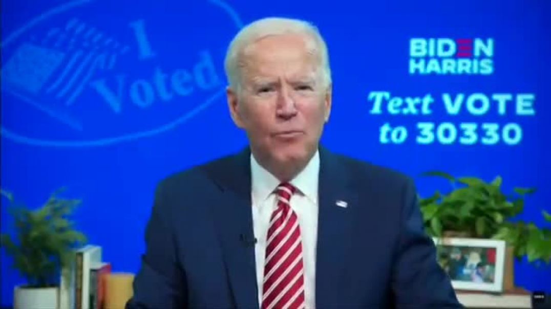 Joe Biden- “Hemos puesto en marcha la organización de FRAUDE AL VOTANTE