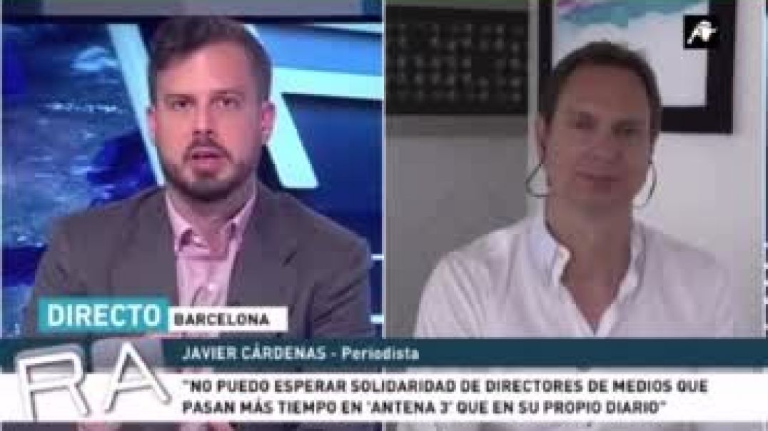 El defenestrado periodista Javier Cárdenas (Atresmedia) confirma en primera persona lo que sabíamo