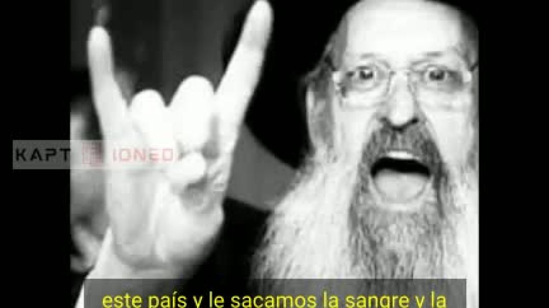Rabino judío  comenta que come carne de niños
