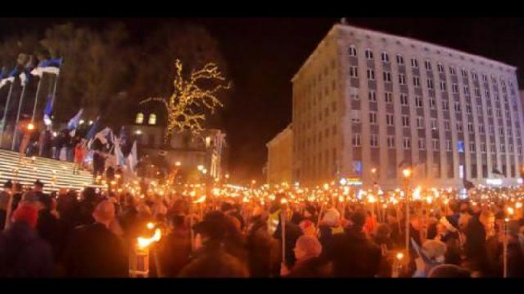 Patriot Torch March in Tallinn Estonia 24.02.2020
