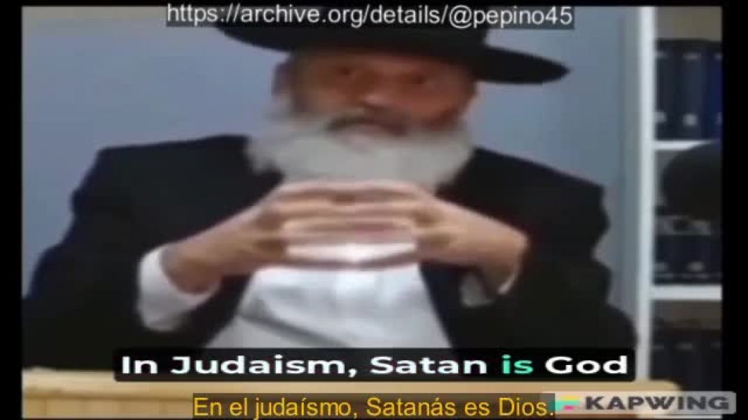Satanás es el Dios de los Judíos