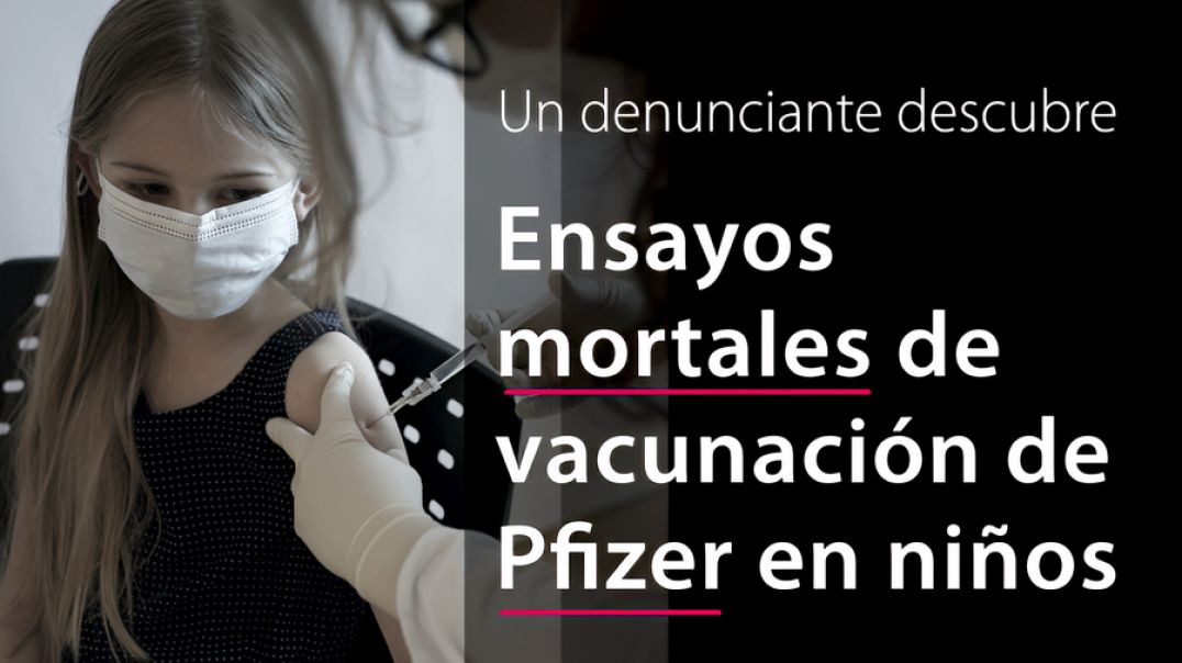 Pfizer ensaya mortales vacunas infantiles en Ucrania