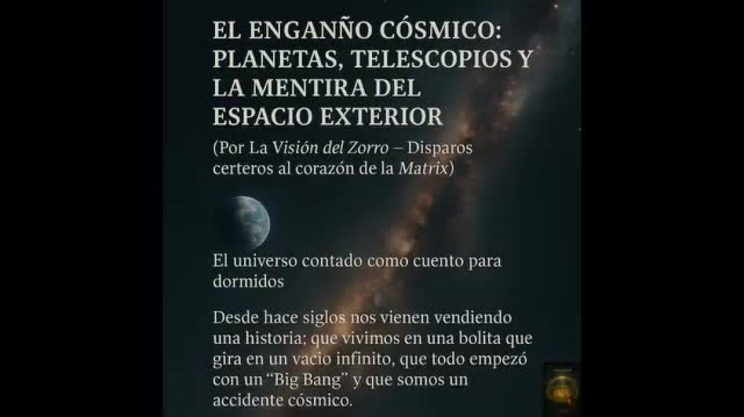 EL ENGAÑO CÓSMICO Planetas, Telescopios y la Mentira de