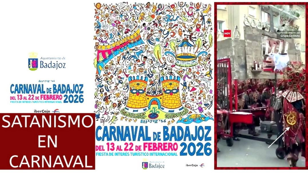 Satanismo en el Carnaval de Badajoz 2026
