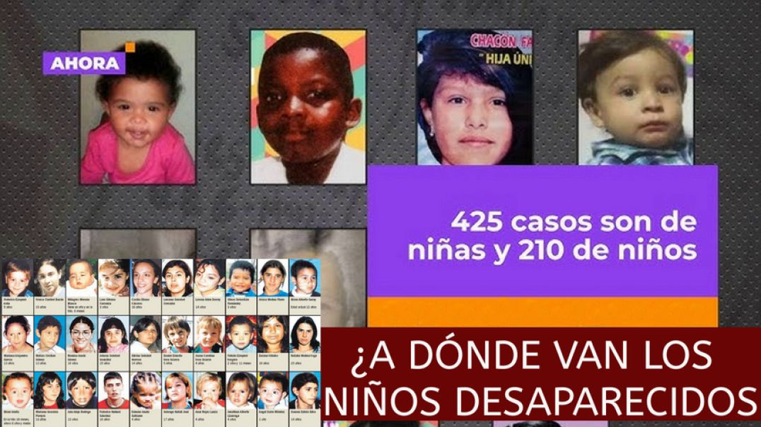 ¿A dónde van los niños desaparecidos?