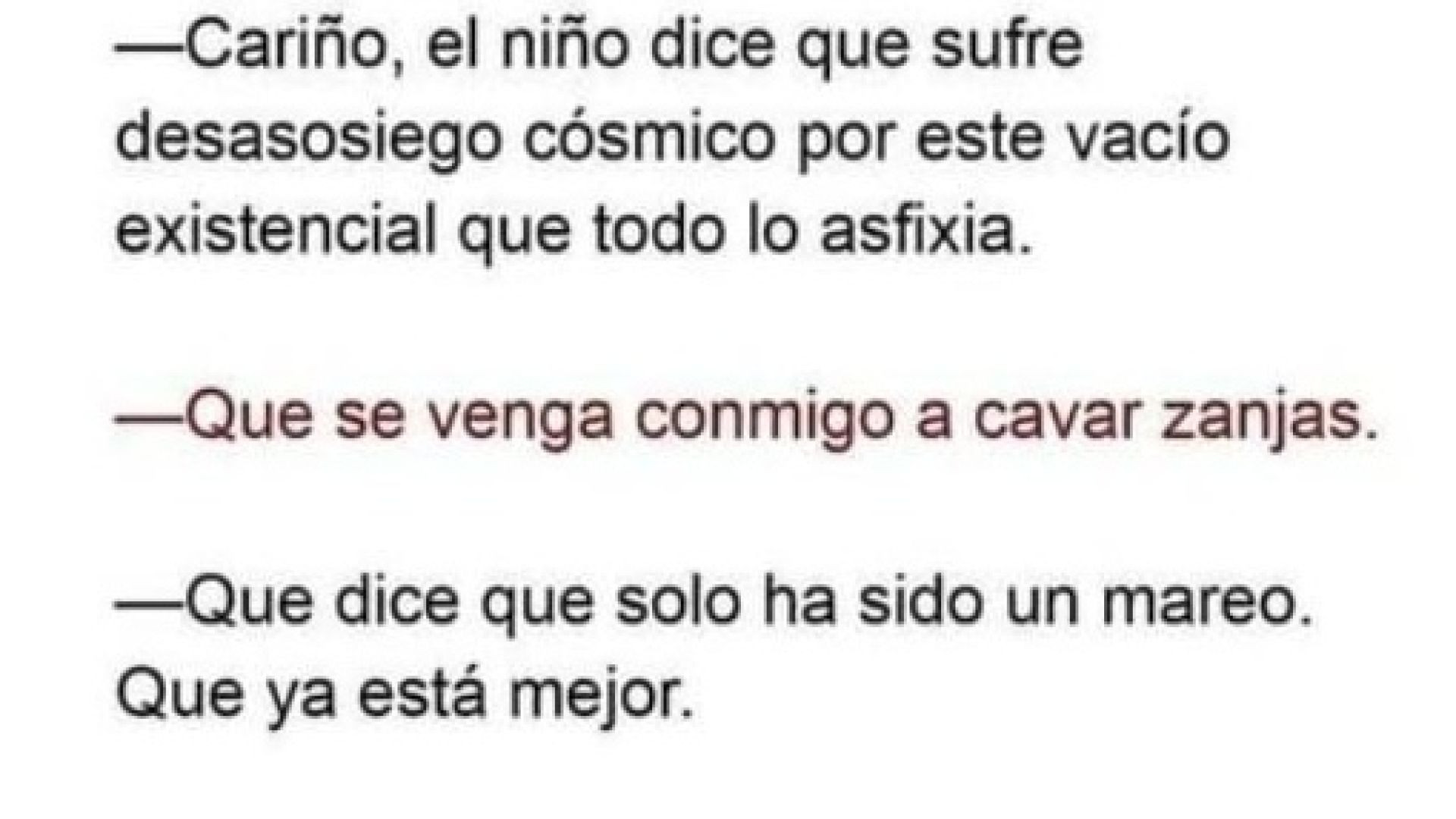 Una cuestión de fe y el vacío existencial